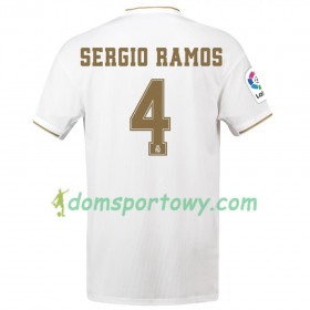 Koszulka Real Madryt Sergio Ramos 4 Domowe Koszulki Piłkarskie 2019-2020 Krótki Rękaw